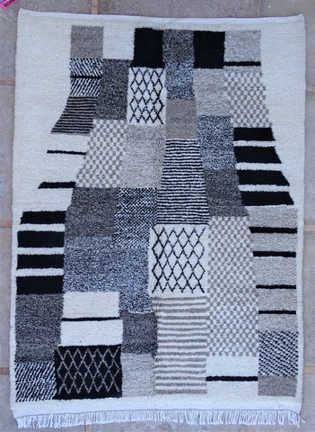 Berber living room rug #BO55003 type Beni Ourain