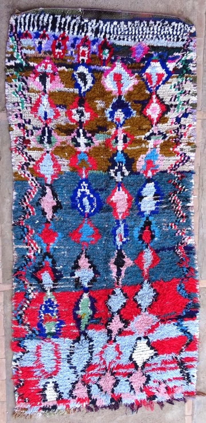 Berber rug  Boucherouite Large #LC50037