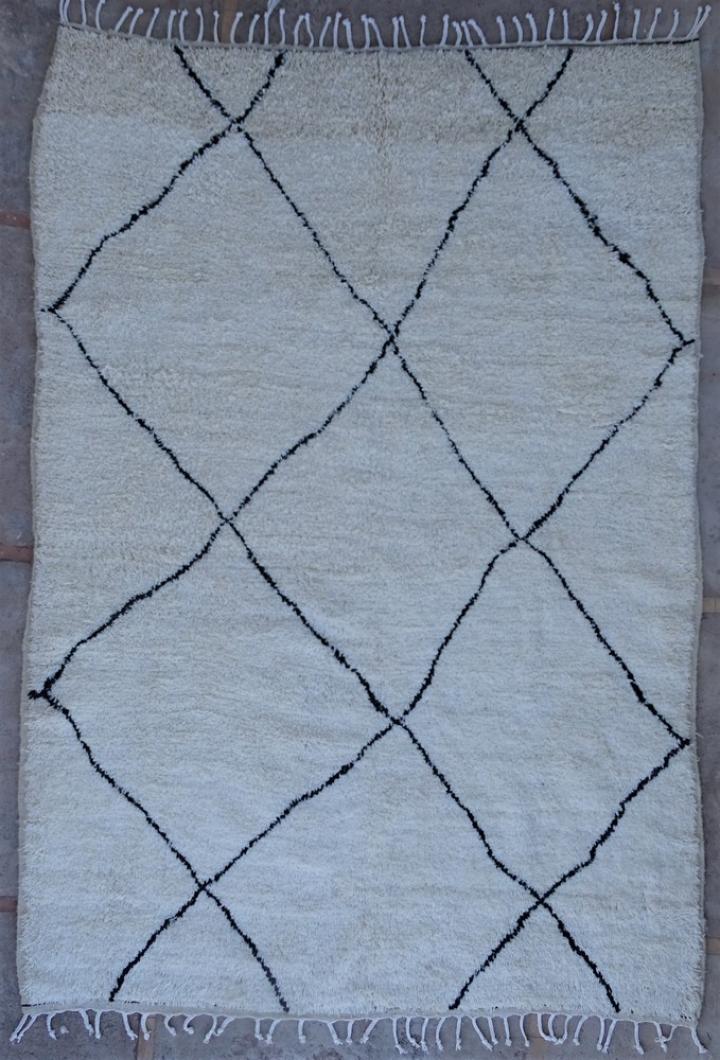 Berber living room rug #BOZ55039  Cotton weft type Beni Ourain