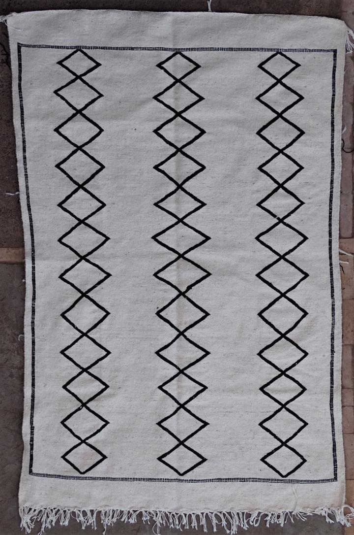 Berber rug #KBO55075 type Kilims cotton,