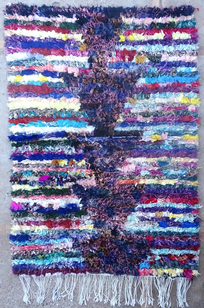 Tapis berbère #TTC55278 tapis Boucharouette Moyens et petits