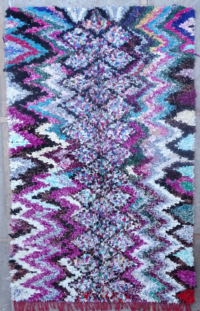 Berber rug  Boucherouite Large #LC55288