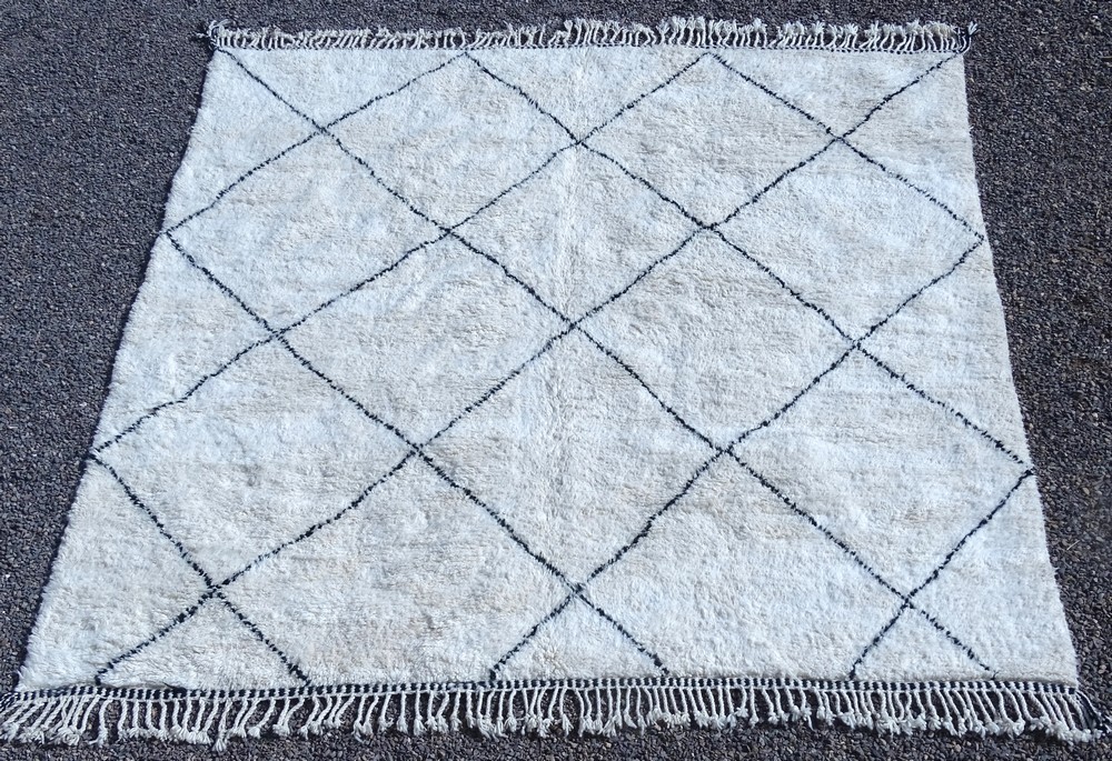 Berber living room rug #BO55338  type Beni Ourain Large sizes