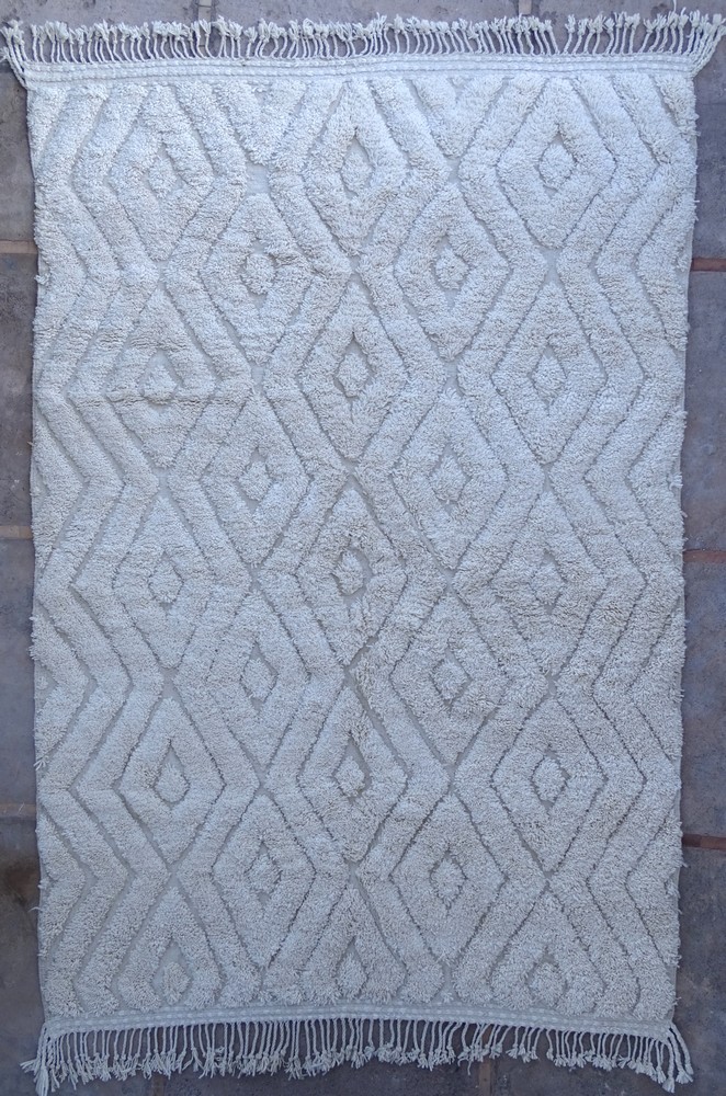 Berber tapijt #BO55340 voor woonkamer van de categorie Beni ourain grote maten vloerkleden