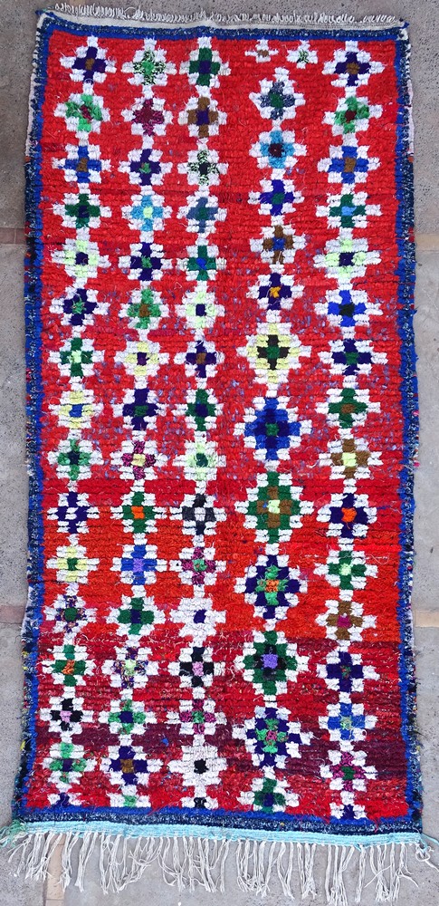 Tapis berbère #T55360 tapis Boucharouette Moyens et petits