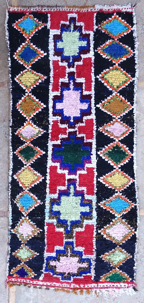 Tapis berbère #T55364 tapis Boucharouette Moyens et petits