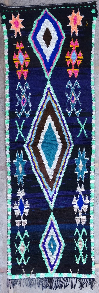 Berber rug #C55361 type Runner Boucherouite