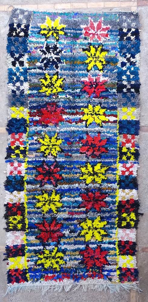Tapis berbère #T55387 tapis Boucharouette Moyens et petits