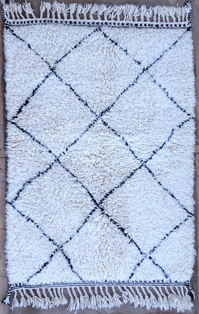 Berber tapijt #BO56020 van de categorie Beni Ourain