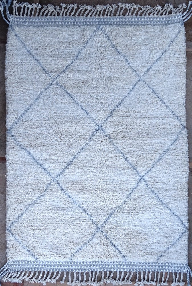 Berber rug #BO56047 for living room from the Beni Ourain category