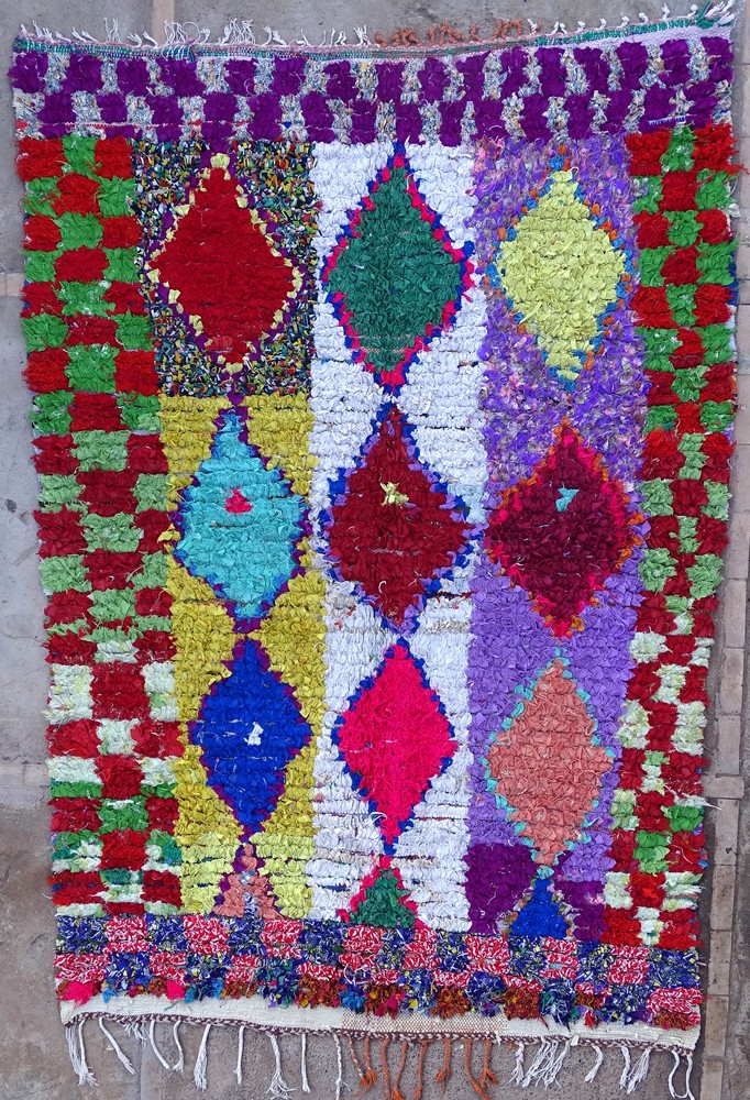 Berber rug #T56058 type Boucherouite Medium
