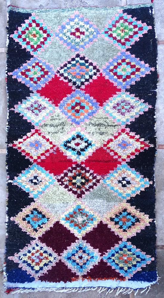 Berber rug #L56070 type Boucherouite Large