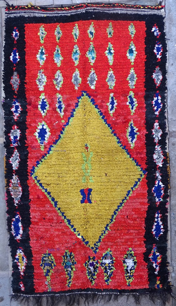 Berber rug #T56069 type Boucherouite Medium and Small
