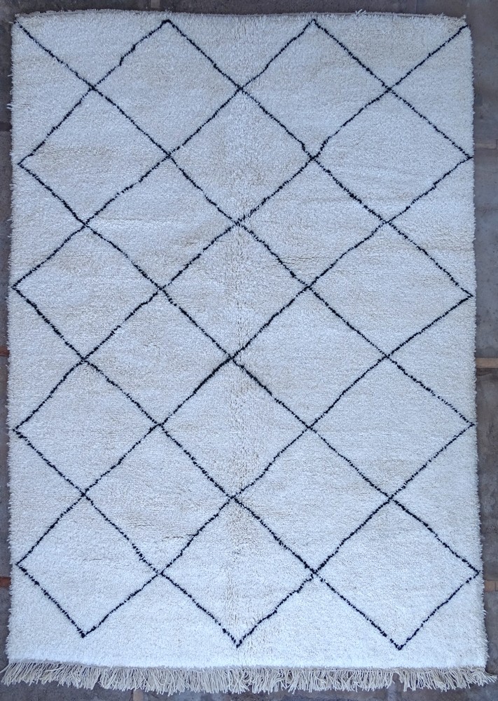 Berber tapijt #BO56073 voor woonkamer van de categorie Beni Ourain