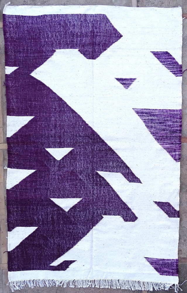 Berber rug #KLL56087 type Kilim and Zanafi