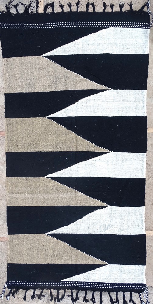 Berber rug #ZA57005 type Kilim and Zanafi
