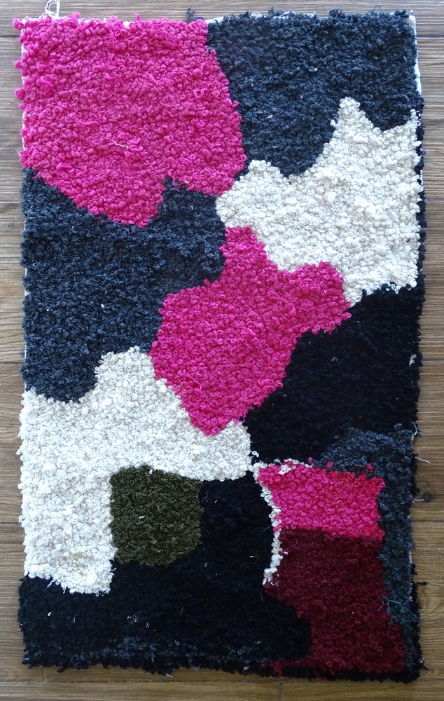 Berber rug #ZK57017 type Boucherouite Small