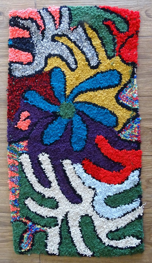 Berber rug #ZK57148 type Boucherouite Small