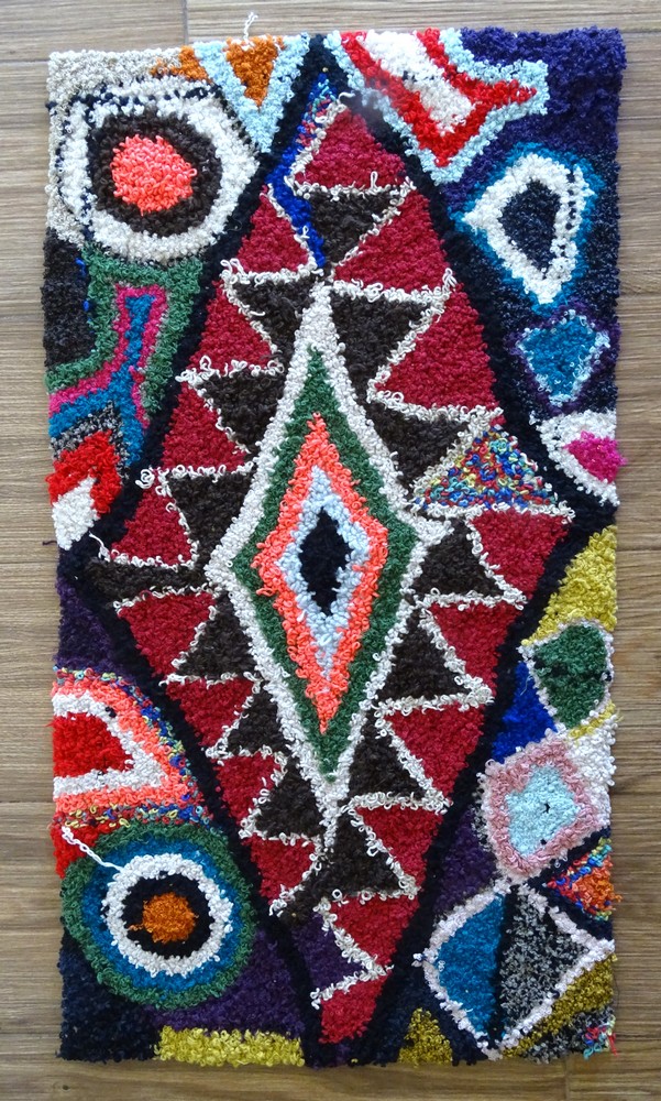 Berber rug #ZK57147 type Boucherouite Small