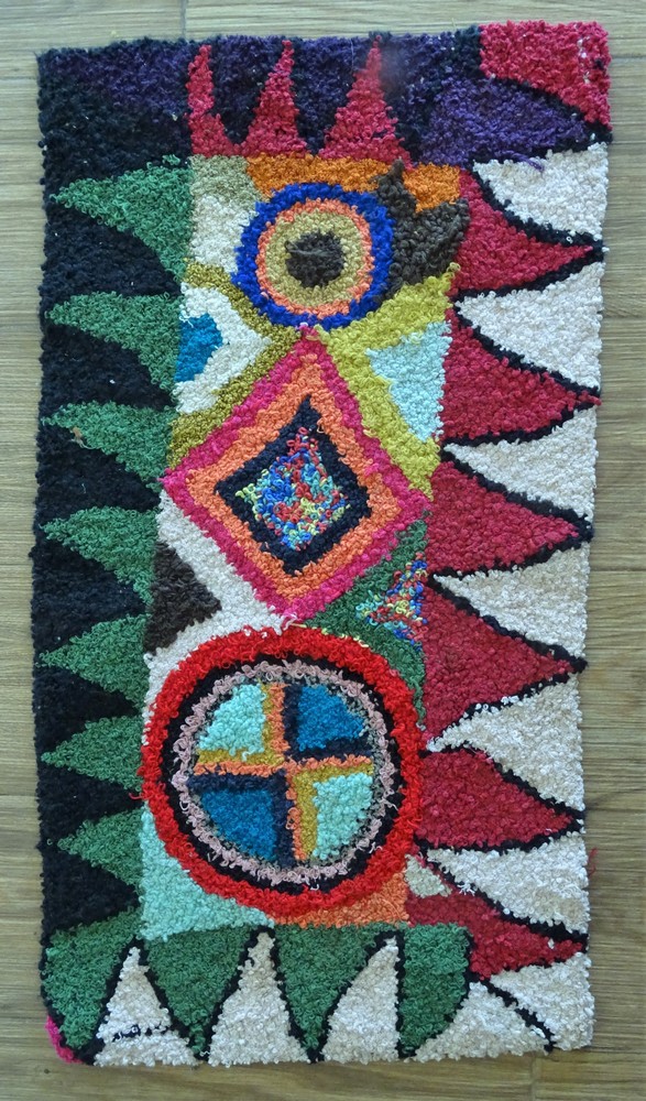 Berber rug #ZK57150 type Boucherouite Small