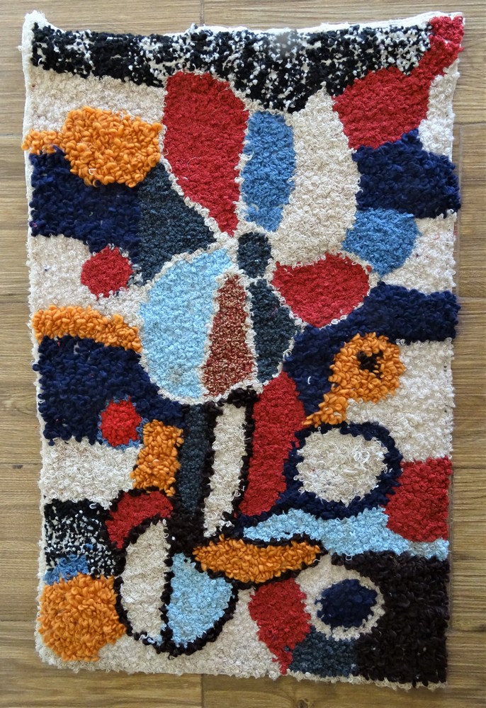 Berber rug #ZK57152 type Boucherouite Small