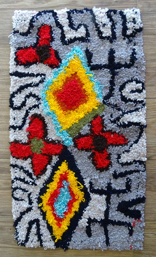 Berber rug #ZK57144 type Boucherouite Small