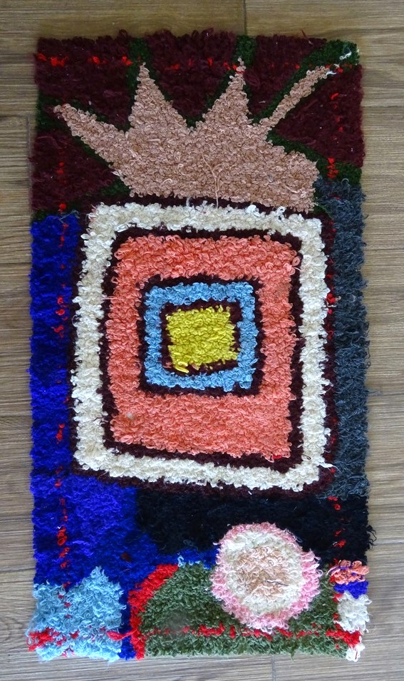 Berber rug #ZK57211 type Boucherouite Small