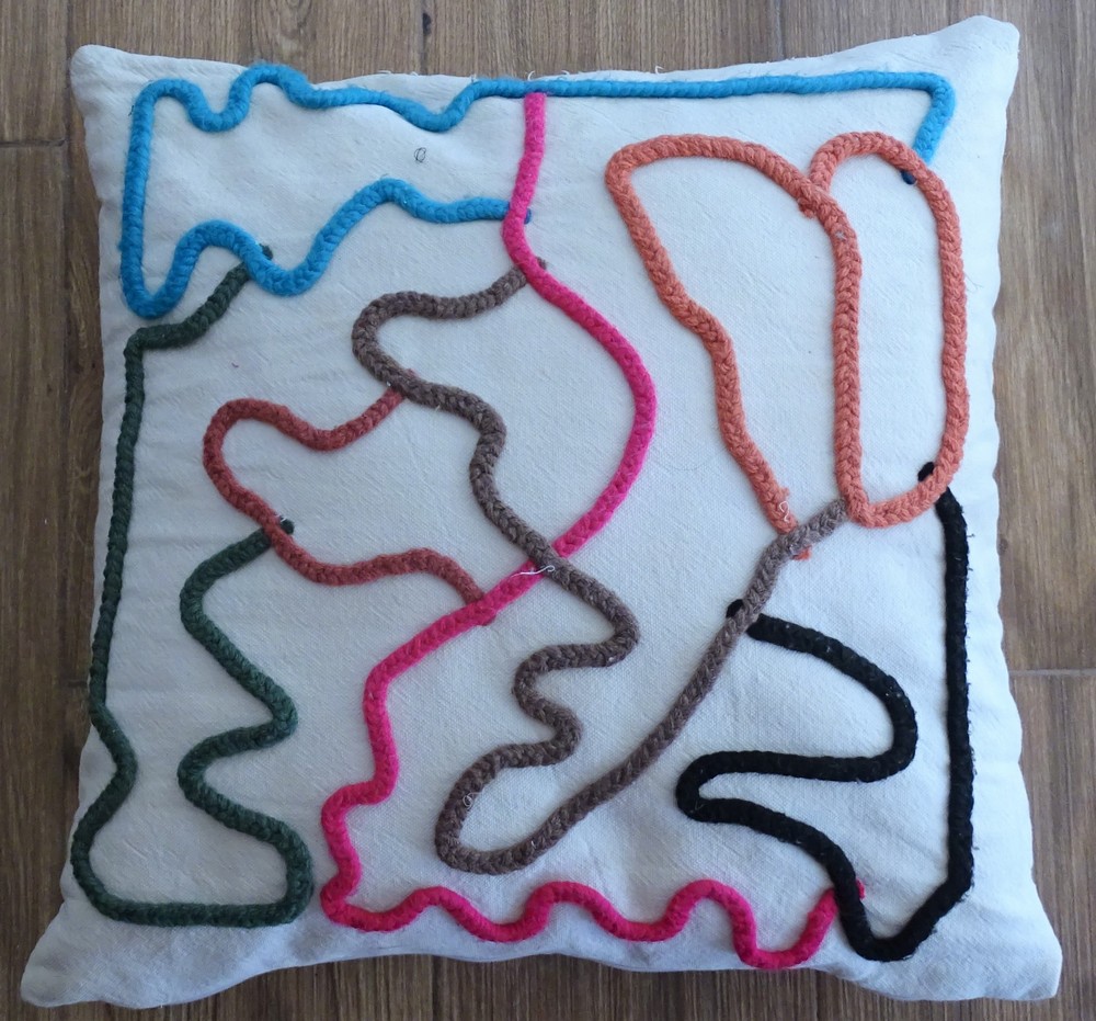 Cushions kilim with embroidery #CDA57217