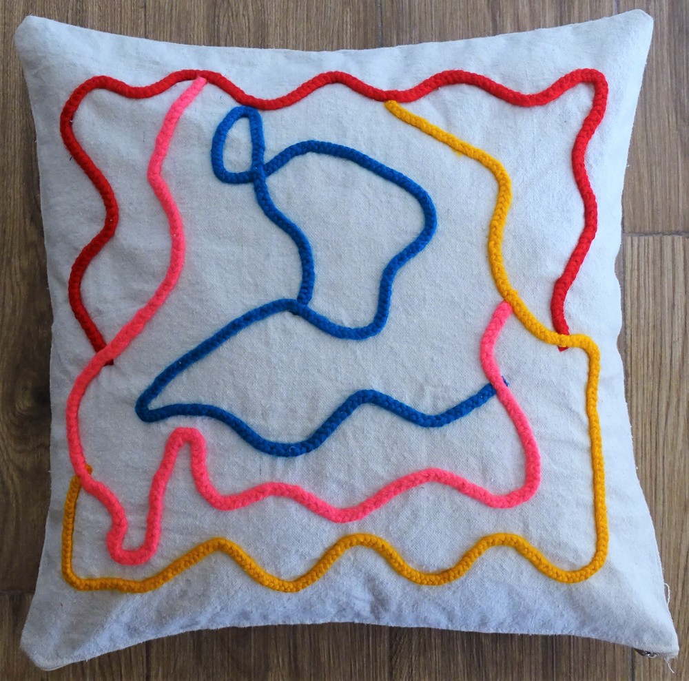 Cushions kilim with embroidery #CDA57221