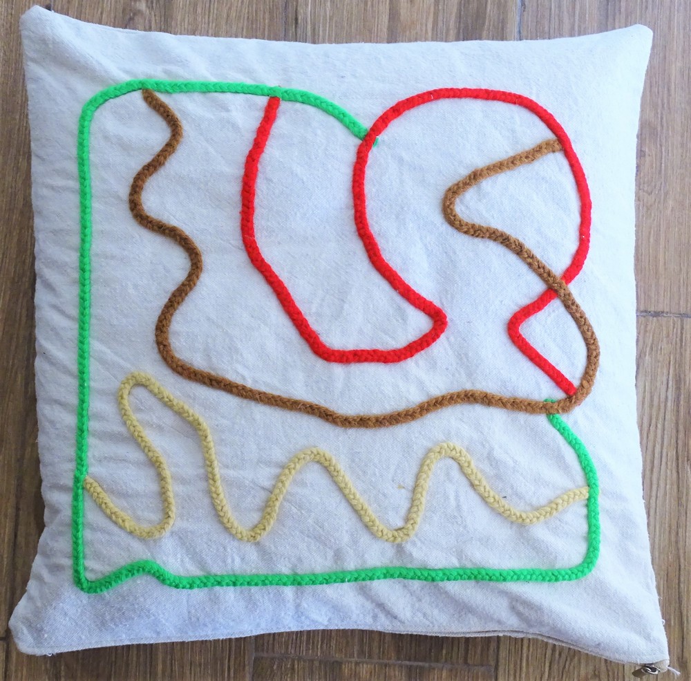 Cushions kilim with embroidery #CDA57224