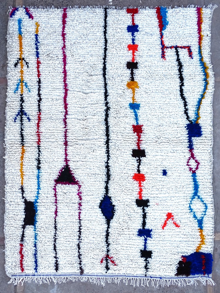 Berber tapijt #AZ58004 van de categorie Azilal vloerkleden met modern design
