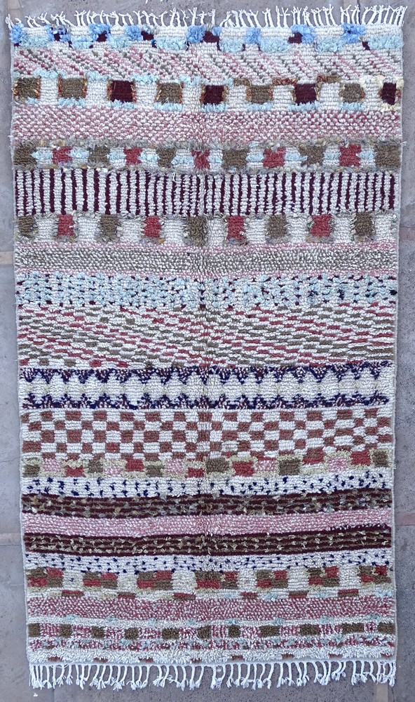 Berber tapijt #AZ58014 van de categorie Azilal vloerkleden met modern design