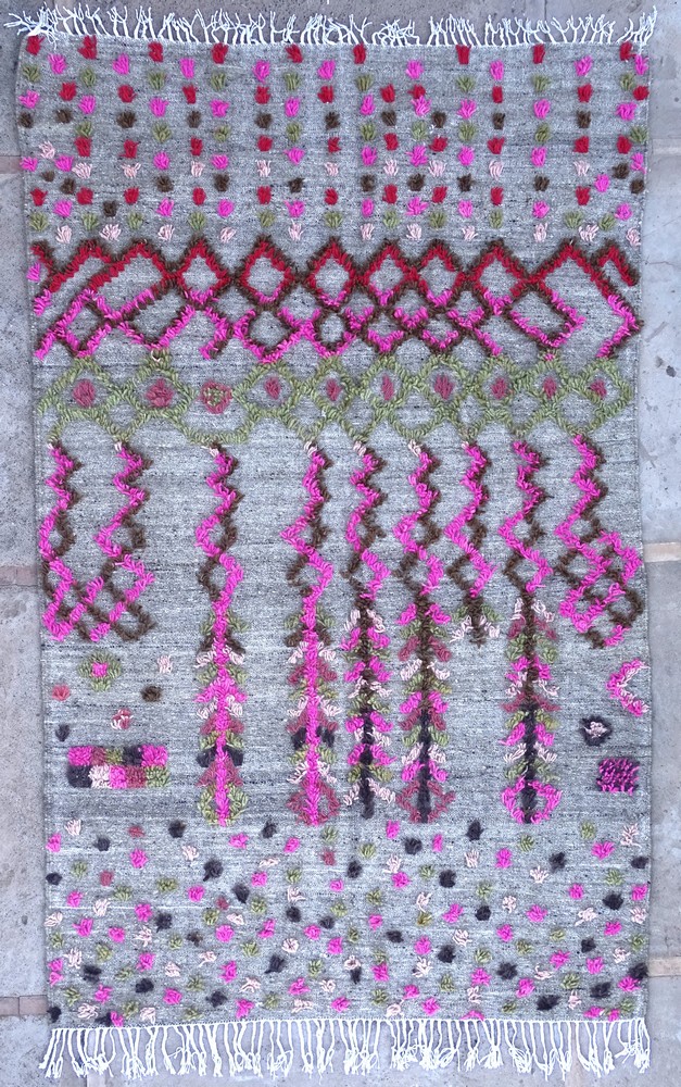 Berber tapijt #AZM58016 van de categorie Azilal vloerkleden met modern design