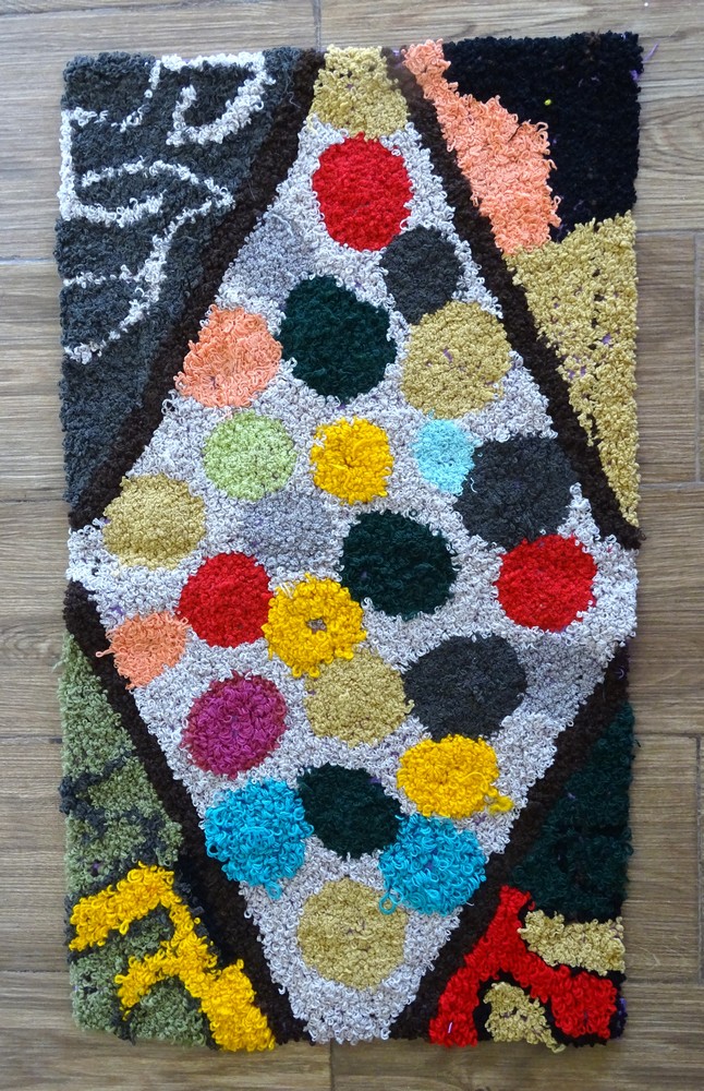 Berber rug #ZK59185 type Boucherouite Medium and Small