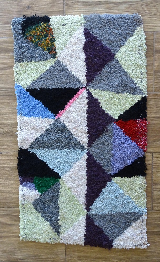 Tapis berbère #ZK59186 tapis Boucharouette Moyens et petits