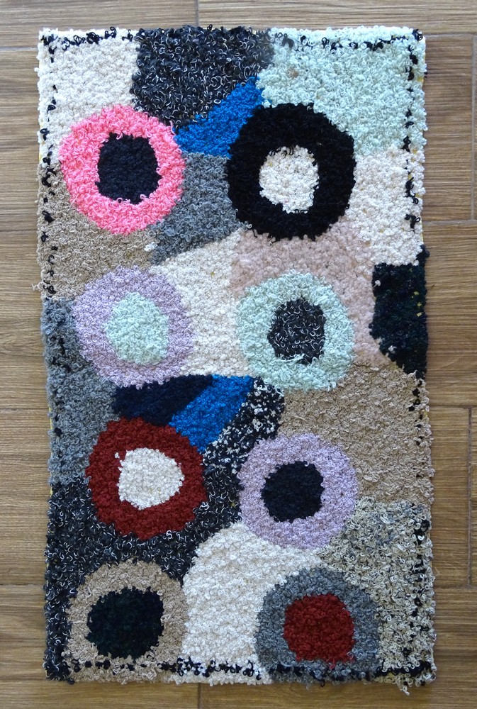 Berber rug #ZK59191 type Boucherouite Medium and Small