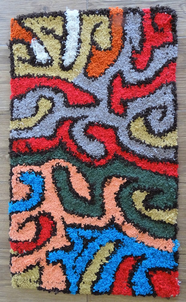 Berber rug #ZK59209 type Boucherouite Medium and Small