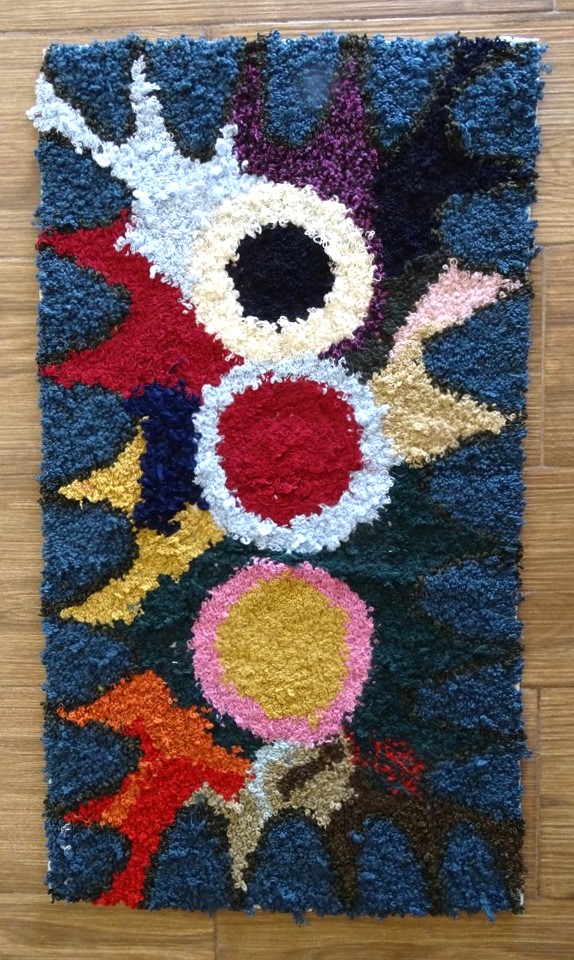 Berber rug #ZK59219 type Boucherouite Medium and Small
