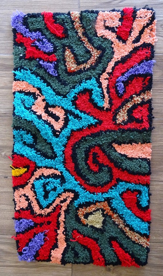 Berber rug #ZK59229 type Boucherouite Medium and Small