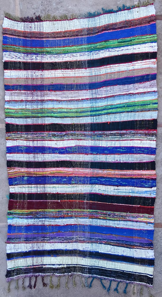 Berber tapijt #KC59015 van de categorie Kelims katoen en gerecycled textiel