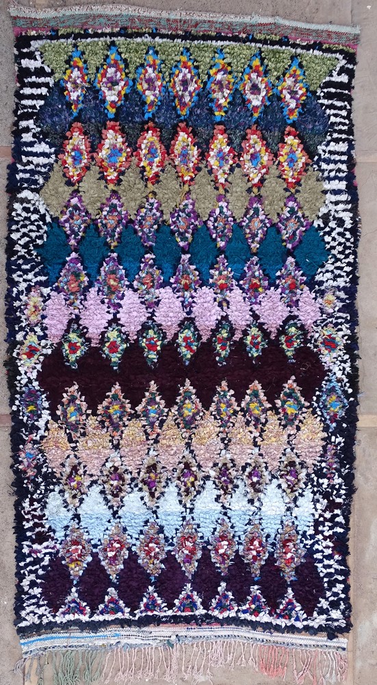 Berber rug #LC59022 type Boucherouite Large