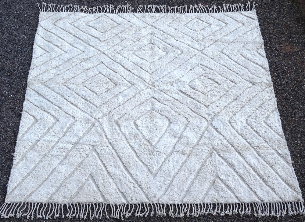 Berber rug  Beni Ourain Large sizes #BO59026