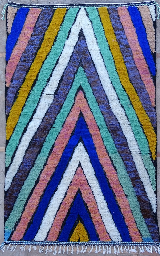 Berber tapijt #BOZ60026 voor woonkamer van de categorie Moderne Boujaad vloerkleden