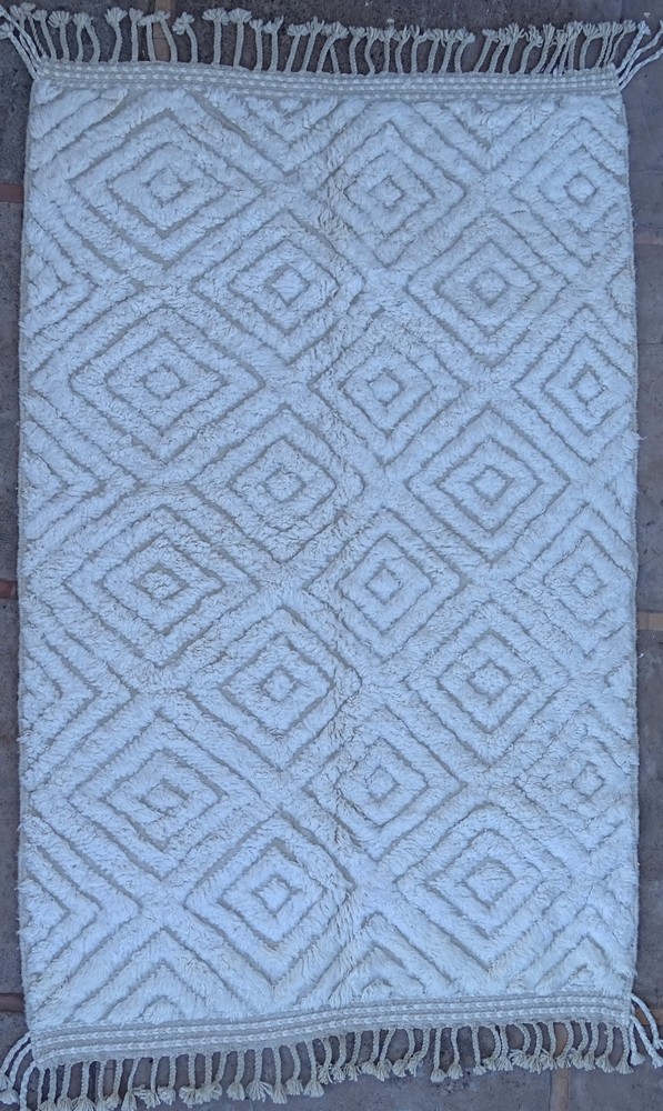 Berber rug #BO60029  for living room from the Beni Ourain category