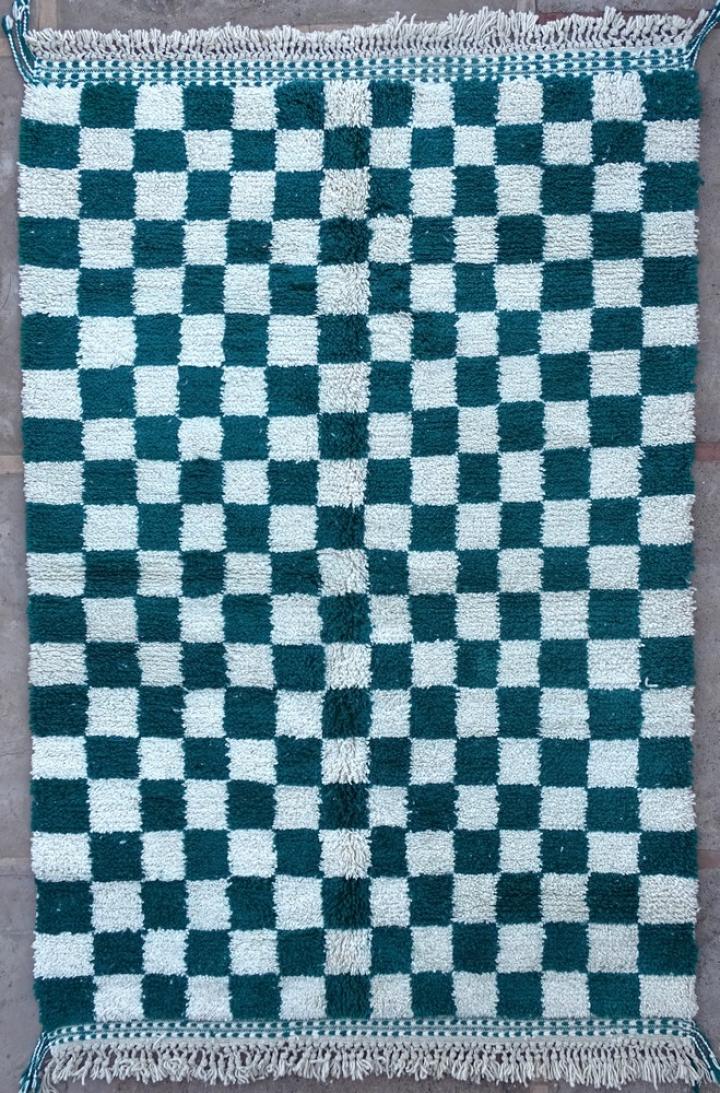 Berber tapijt #BO59031  350 € carreaux voor woonkamer van de categorie Beni Ourain en Boujaad berber vloerkleden met kleuren