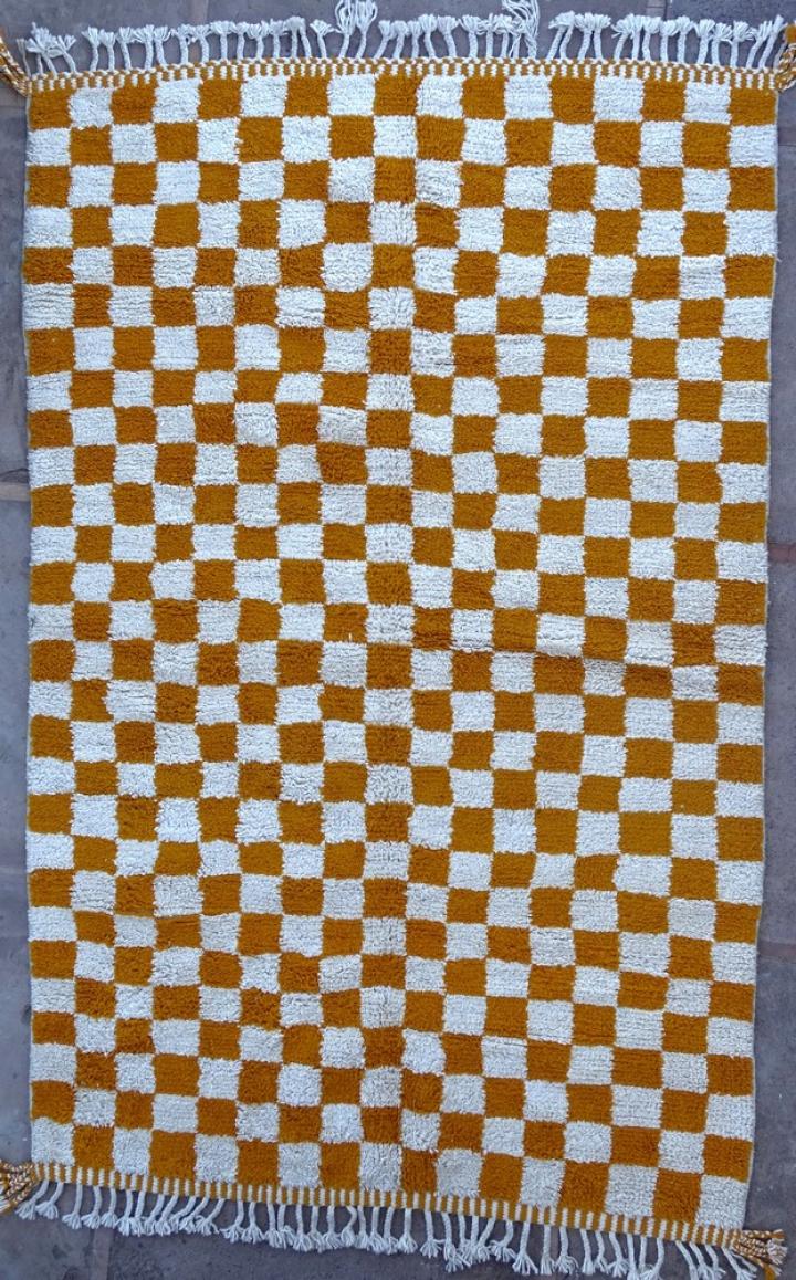 Berber tæppe #BO59038   450 € carreaux til stue fra boujad og tæpper med farvet uld kategorien