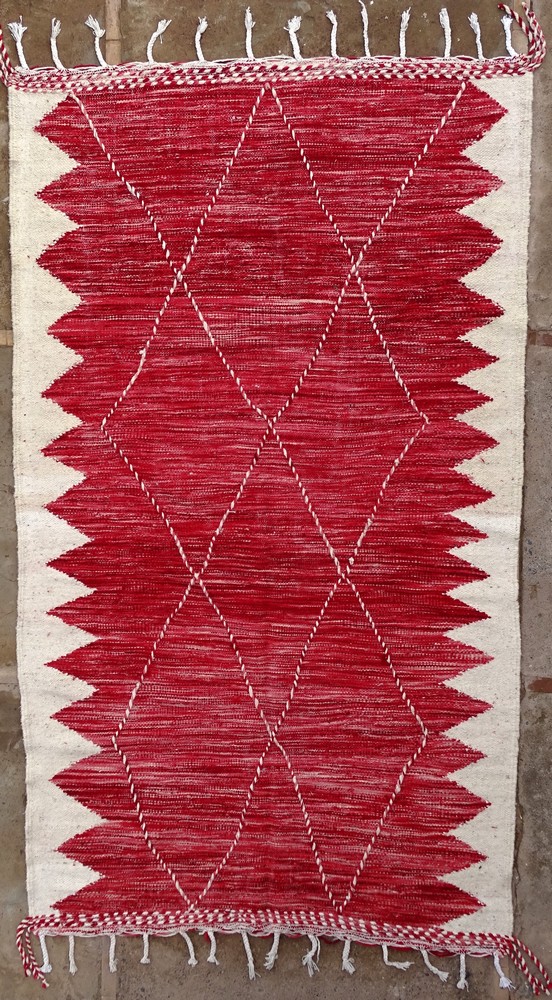 Berber rug #ZA60080  type Kilim and Zanafi