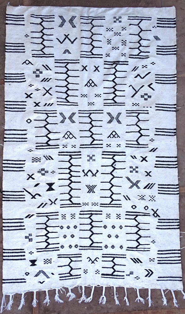 Berber rug #KBO61014  from catalog Cotton and recycled textile kilims