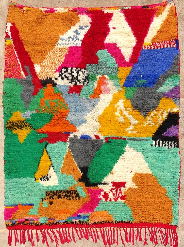 Tapis berbère #BJ61068  tapis Beni ouarain couleurs
