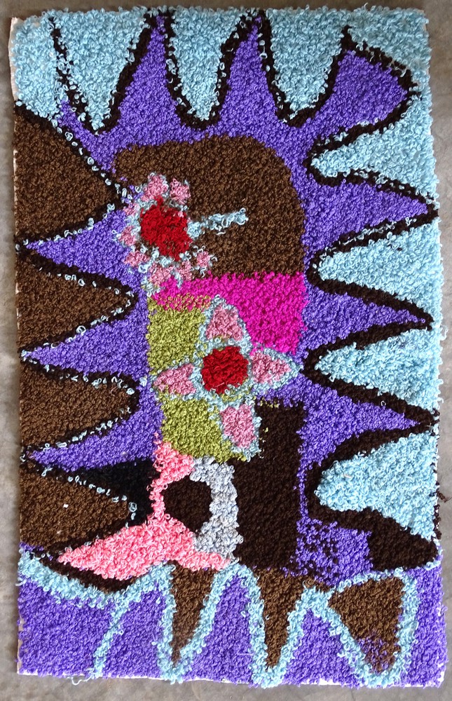 Berber rug #ZK62025 type Boucherouite Medium and Small